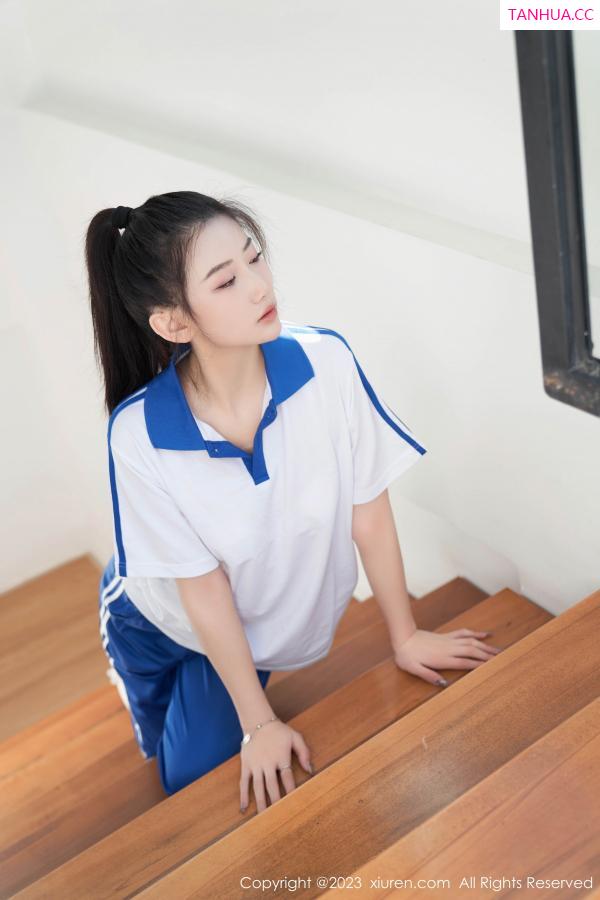   [XiuRen]高清写真图 2023.07.20 No.7110 沈青黛 学妹装扮第26张图片